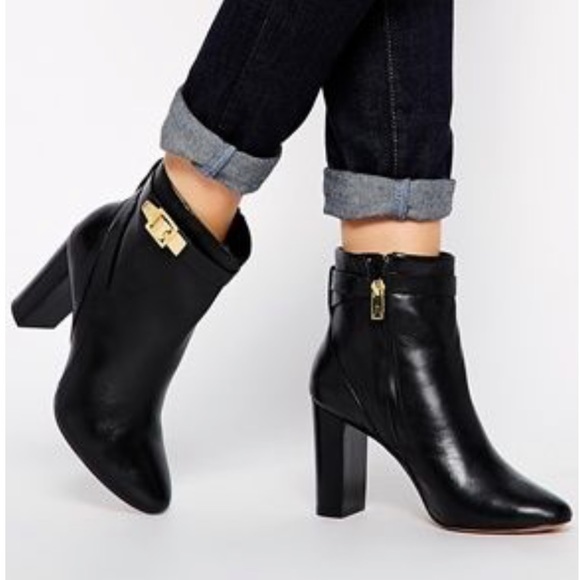 ted baker black ankle boots